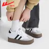 Zapatos de Jalar para Mujer, Zapatos Blancos, Zapatos de Suela Gruesa para Aumentar la Altura, Nuevos Zapatos de Otoño para Mujer, Zapatos Casuales, Zapatos Deportivos Versátiles para Mujer R