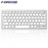 Teclado Inalámbrico de Oficina de Fábrica Adecuado para Teléfonos Móviles, Ipads, Tablets, Teclado Bluetooth de 76 Teclas Francés y Coreano