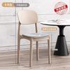 Habitación de Alquiler Mesa de Comedor Taburete de Plástico Silla de Comedor para el Hogar Apilable Taburete Engrosado Hogar Fuerte y Duradero Silla para Sala de Estar