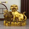 Seiko Cuenco del Tesoro de Cobre Perro Yuanbao Adorno Perro del Zodiaco de Latón Yuanbao Cuenco del Tesoro Perro de Cobre Decoración del Hogar