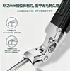 Cortador de Unhas Curvo Transfronteiriço, Tesoura de Unha de Aço Inoxidável com Cabo Longo, Cortador de Manicure Tipo Pinça com Abertura Grande, Cortador de Unhas do Pé