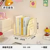Soporte Telescópico para Libros Atril para Leer Soporte para Libros Estantería de Escritorio Artefacto de Almacenamiento Fijo para Escritorio Divisor de Libros de Plástico