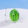 Juguetes de comida de simulación, caja sorpresa de frutas que brillan en la oscuridad, mini figuras lindas, accesorios de decoración DIY, adornos de resina en miniatura para escritorio