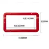 Accesorios para Máquina de Chorro de Arena Tipo Caja: Ventanas de Observación de Vidrio Grandes, Medianas y Pequeñas, Marcos de Visualización de Plástico, Marcos de Espejo, Marcos de Observación