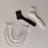 Cepillo para Brackets Invisibles/Cepillo para Brackets Correctivos/Cepillo de Nailon Cepillo de Limpieza Portátil Protector Bucal de Belleza Portátil