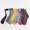 Nuevas Medias de Cristal para Mujer de Primavera y Verano, Transparentes Finas, Color Caramelo, Medias de Cartulina, Color Puro, Estilo Fresco, Calcetines de Media Pantorrilla