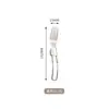 Juego de Cubiertos de Acero Inoxidable 304 Transfronterizo para Exteriores: Cuchillo, Tenedor, Cuchara, Palillos de Picnic, Cuchara para Ensalada, Cuchara de Mesa, Juego Portátil para Viaje