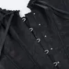 Body de Botones Jacquard con Lazo para Mujer Transfronterizo Sexy Ceñido a la Cintura Moldeador Corporal Adelgazante Corsé Corsé con Ballenas