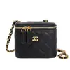 Mini bolso para labiales para mujer, bolso pequeño tipo caja estilo Chanel con cadena de rombos, bolso cruzado decorativo versátil
