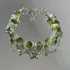 Pulseira Artesanal de Contas de Vidro Estilo Antigo Mochuan para Mulheres, Pulseira de Casal com Design Exclusivo, Joia Novo Estilo Chinês para Homens