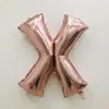 Globos de Letras de 32 pulgadas en Dorado, Plateado, Oro Rosa, Alfabeto Inglés A-Z Globo de Papel de Aluminio Decoración, Venta al por Mayor de Globos Transfronteriza