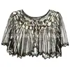 El Traje de Fiesta de Graduación Retro Más Popular de Amazon de los Años 20 Producto Individual Chal con Lentejuelas Aretes Collar Guantes en Stock