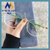 Gafas distintivas transparentes con montura anti-luz azul, estilo coreano sencillo, gafas sencillas, montura redonda para mujer, retro, montura para gafas ópticas para miopía
