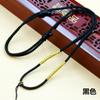Hilo Dorado Cuerda Tejida a Mano Gruesa Ajustable Cordón para Colgante Cuerda de Color Cuerda Halter Collar de Jade Dorado Cera de Abejas