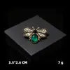 Broche de carta inglesa pérola de estilo coreano elegante Pin Alloy Diamond Elegante corpete Pin Acessórios de jóias Fivela Pin