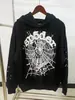 Sudadera con capucha de moda europea y americana con forro polar original de la marca Sp5der, para parejas, estilo de estrella Young Thug