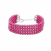 Moda Europeia e Americana Jóias Destaque ABS Popular Colar Feito à Mão Multi-camada Pérola Pescoço Cadeia Pescoço Acessórios Mulheres chocker