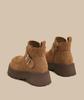 Nuevas Botas Martin de Suela Gruesa para Mujer Otoño e Invierno 2026, Mocasines de Estilo Británico Retro, Zapatos de Caña Alta, Botas Birkenstock que Aumentan la Altura, Botines