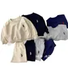 Conjunto de Sudadera Deportiva de Manga Larga con Cuello Redondo Estilo Coreano para Niños Primavera 2026, Conjunto de Dos Piezas de Ropa Infantil Fresco y Moderno Estilo Urbano