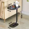 Mesa de centro de sofá mesa auxiliar sala de estar hogar mesa móvil dormitorio mesita de noche escritorio de computadora persona perezosa mesita de noche pequeña estrecha
