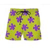 Pantalones de playa cruzados de comercio exterior 2022, nuevo estilo Pie star con impresión digital 3D, tendencia, ropa corta periférica de animación