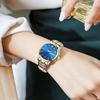 Reloj Simple Artístico Pequeño Fresco Combinable Reloj de Mujer Estilo Coreano de Moda Correa de Acero Reloj de Cuarzo para Mujer