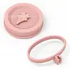 Nuevo Juego de Tapa de Silicona para Taza y Anillo para Cuchara, Tapa para Frasco Mason, Tapa de Silicona a Prueba de Polvo, Silicona de Grado Alimenticio a Prueba de Fugas