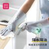 Luvas de Lavar Louça Estampadas em PVC Shuyi Impermeáveis Tarefas Domésticas Femininas Borracha Durável Roupas Limpeza de Cozinha Atacado