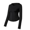 Ropa Original de Hilo Ajustada con Protección Solar para Mujer, Chaqueta Deportiva Fresca para Yoga, Camisa con Protección Solar, Protección UV, Personalizable y Se Puede Usar al Aire Libre