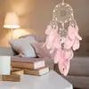 Decoração Suspensa de Filtro dos Sonhos Kit de Material DIY Estilo Floresta Sino de Vento Pingente Presente para Menina Decoração de Quarto Ornamento Suspensor Estilo Ins Atacado