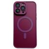 Adecuado para Funda Magnética para Teléfono Iphone17Promax 15 Semitransparente 14Pro Esmerilada 13 de Alta Gama 12P Agujero Fino 11