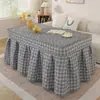 Novo Modelo de Cobertura Espessa para Fogão Elétrico de Mesa de Café Retangular, Cobertura Doméstica para Aquecedor Elétrico, Cobertura de Mesa com Manta Aquecedora