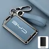 Aleación de zinc adecuada para 21 tipos de estuche para llave de tarjeta BYD Song pro Qin pro Han ev song max estuche protector de metal
