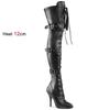 Botas de moda europeas y americanas de tacón ultra alto