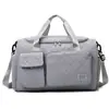 Bolsa de Gimnasio Portátil con Separación de Seco y Húmedo Transfronteriza Almacenamiento de Gran Capacidad Bolsa de Viaje Bolsa de Equipaje Colgable para Distancias Cortas