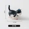 Manija de Puerta de Armario de Latón Cat Jiujun Lujo Ligero con Mango de Gato Estilo Japonés Dibujos Animados Manija Pequeña de Agujero Único para Cajón Linda