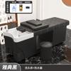 Cama de Lavado Estilo Tailandés Transfronteriza para Salones de Belleza con Calentador de Agua, Cama de Circulación de Vapor, Cama de Masaje Totalmente Reclinable al por Mayor