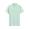 Camisa Polo Masculina com Adesivo Contínuo, Uniforme de Golfe Transfronteiriço, Roupas de Golfe com Proteção UV, Logotipo Personalizado