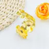 Anel de Guardanapo Girassol Mais Vendido em E-commerce Transfronteiriço, Porta-Guardanapo Elegante Estilo Ins, Anel de Guardanapo Irregular Simples e Estiloso