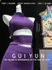 Guiyun Nuvem Rosa Lingerie Sexy Púrpura Puro Suéter Vazado Gola Alta Bodycon Sexy Conjunto de Saia Curta