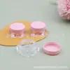 Caja Cuadrada Rosa 10g Botella de Labial Botella de Crema Caja de Empaque para Crema Facial Botella Cuadrada 10ml Caja para Polvo de Maquillaje Caja para Sombra de Ojos