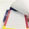 Pedido Mínimo de 1000 Piezas, Bloc de Notas abatible diseñado por el cliente, Bloc de Notas impreso a color fácil de arrancar, Bloc de Notas de Mensajes y Horario
