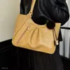 Bolso de mano grande elegante de un solo hombro para mujer, brillante, lujo ligero, moda de otoño, nuevo estilo coreano 2026, bolso de axila para el trabajo