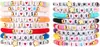 Pulsera de Arcilla Blanda Popular en Amazon Transfronterizo Set Pulsera Elástica de Amistad Venta Directa de Fábrica Venta al por Mayor Según Dibujos