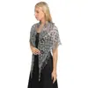 Venta caliente transfronteriza bufanda triangular de flecos de lentejuelas soluble en agua chal de lentejuelas para novia dama de honor chal para cena cheongsam fiesta