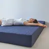 Protector de colchón impermeable, a prueba de orina y pelo de gato, funda de colchón ajustable de sábana bajera completamente sellada