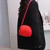 Bolsa transversal casual simples de cor sólida, versátil para mulheres, adequada para o trajeto diário, bolsa de ombro de grande capacidade