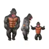 Disfraz inflable de dinosaurio personalizable traje de tiburón alienígena Halloween disfraz divertido para actuación decoración de fiesta