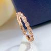 Anillo de Boda de Plata de Ley S925 con Diamante Nuevo, Simple y Brillante, para Mujer, Lujo Ligero, Combina con Todo, 2021Wish
