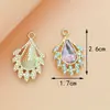 Accesorios de Joyería DIY de Fábrica Estrella de Cinco Puntas Corazón Aleación Pedrería Colgante Encanto Pendiente Collar Accesorios Llavero